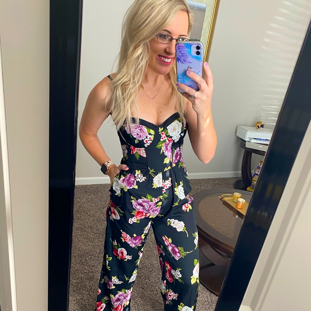 Floral Jumpsuit